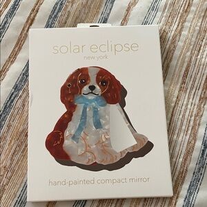 Cavalier, King Charles spaniel pocket mirror